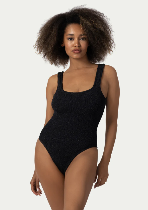 PARAMIDONNA Women Scarlett Pacific Blue Chain One-Piece Swimsuit